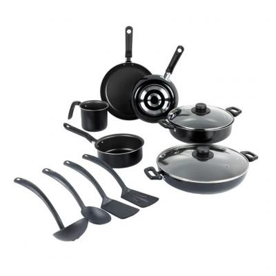 Ekco Vasconia - 54083 Batería de cocina color negro 12 piezas